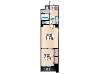 間取図 ＬＩＦＥＭＥＮＴ_Ｋ段原