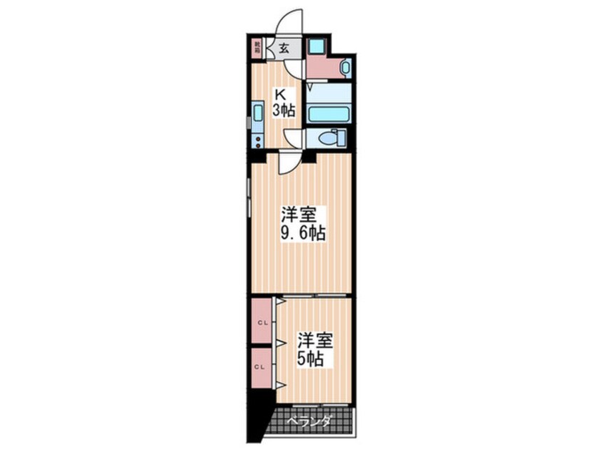 間取図 ＬＩＦＥＭＥＮＴ_Ｋ段原