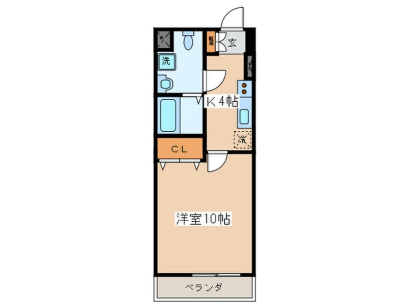 間取図 アクアシティ舟入中町(202)