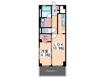 間取図 グロワール南昭和