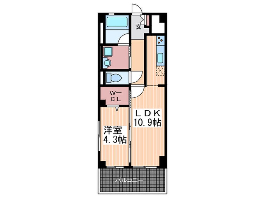 間取図 グロワール南昭和