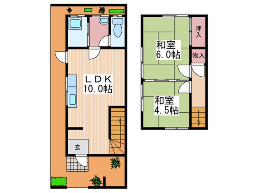 間取図 若野アパート