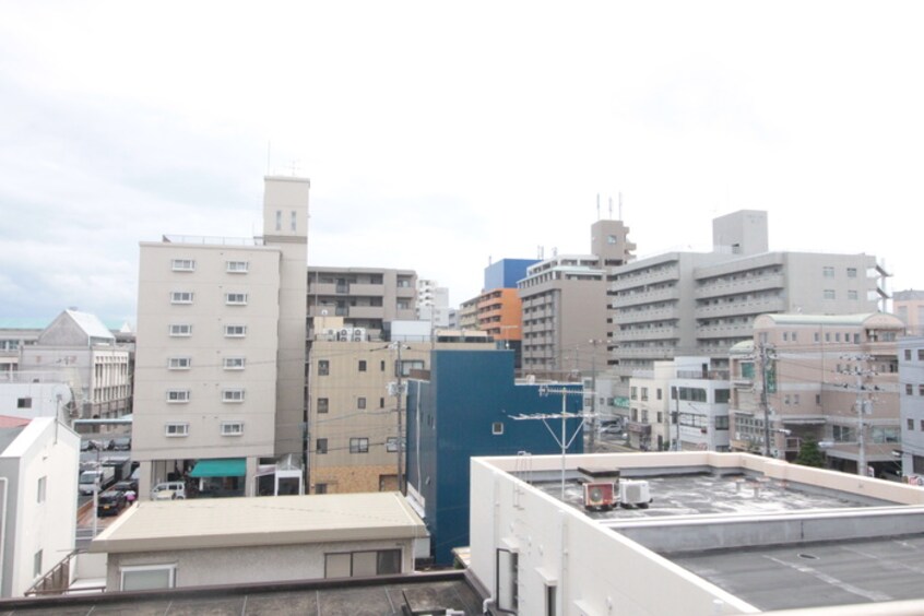 室内からの展望 ナビオ瀬戸の湯