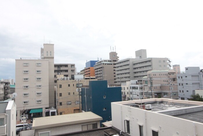 室内からの展望 ナビオ瀬戸の湯