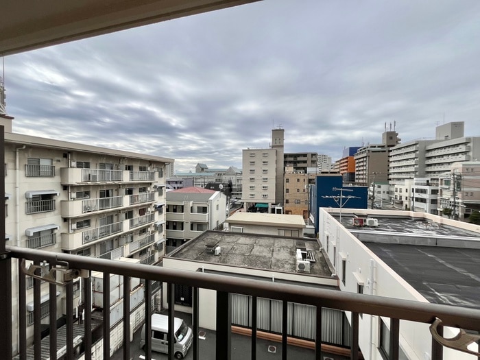 室内からの展望 ナビオ瀬戸の湯