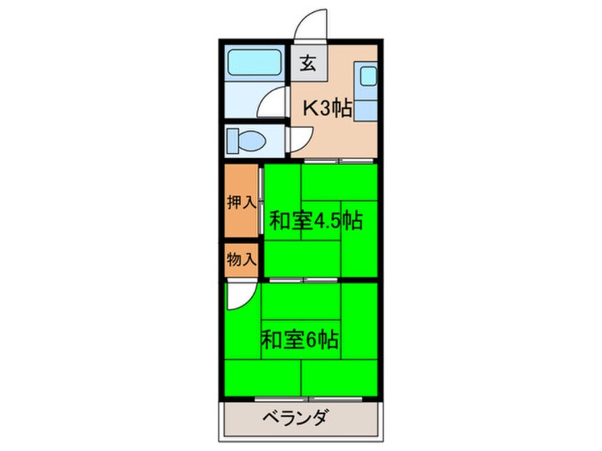 間取図 平野ビル