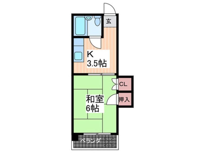 間取図 ニューフロンティア岡本