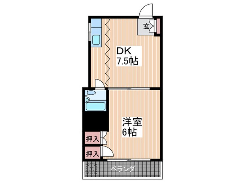 間取図 ニューフロンティア岡本