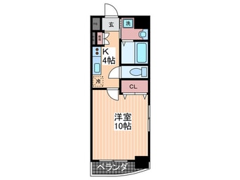 間取図 アクアシティ舟入中町(704)