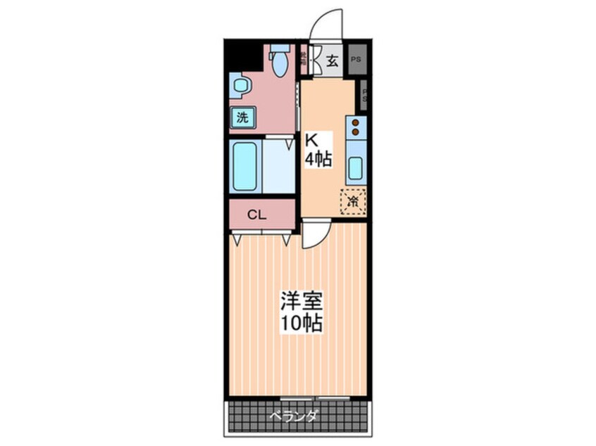 間取図 アクアシティ舟入中町(902)