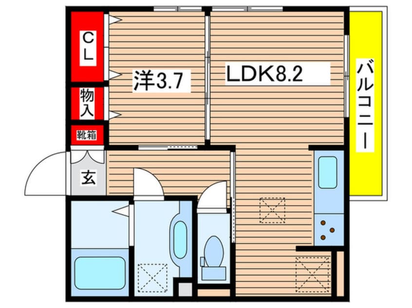 間取図 メヌエット