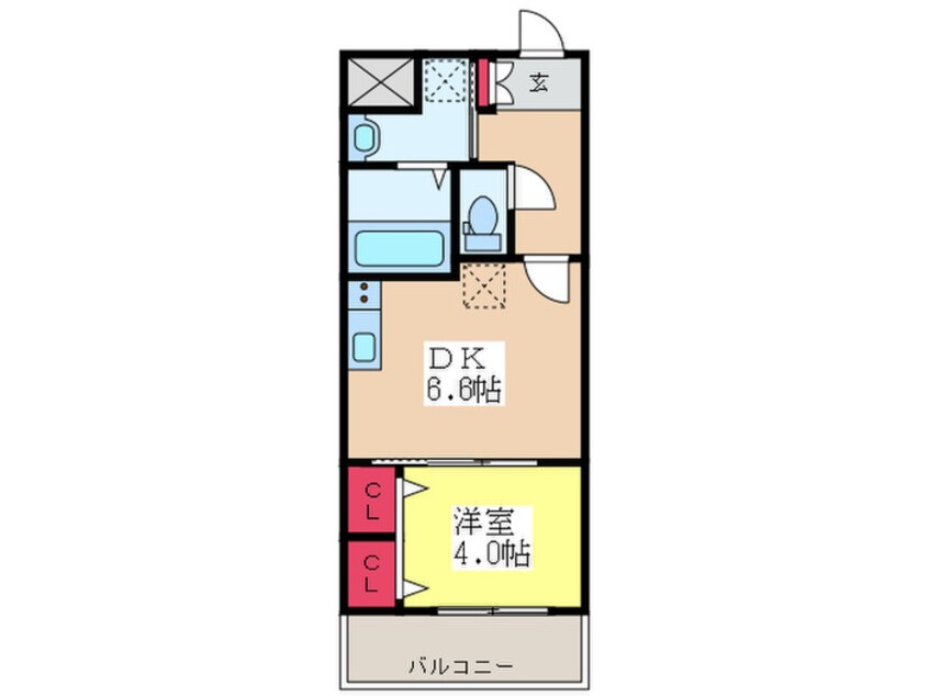 間取図 カシマ河原町