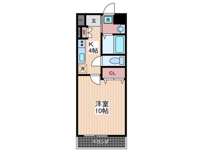 間取図 アクアシティ舟入中町(1102)