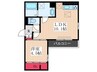 シャルマン吉島 1LDKの間取り