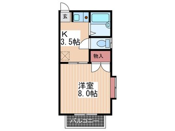 間取図 メゾン大通