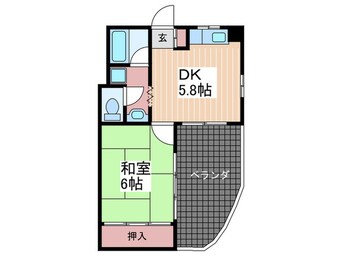 間取図 ヴィラブランシュ牛田