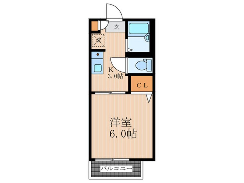 間取図 クレール五月が丘