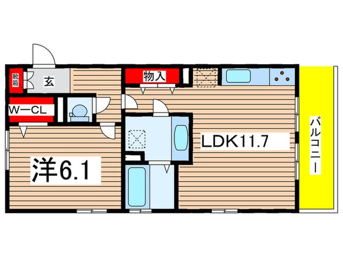 間取り図 ファミール玉木B