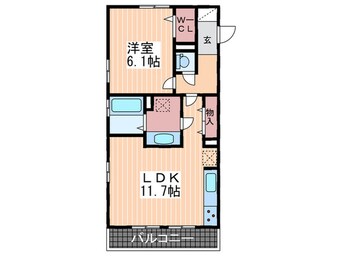 間取図 ファミール玉木B