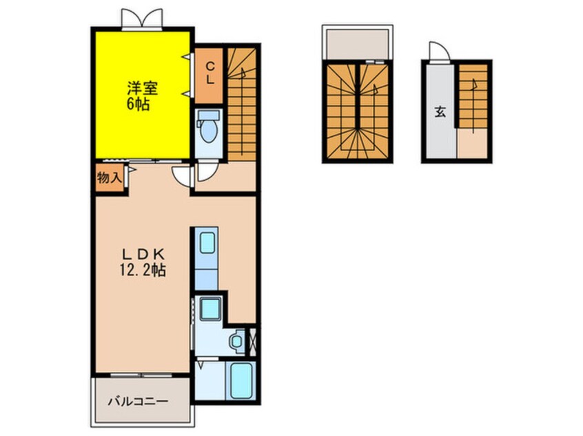 間取図 イースト　オーブ