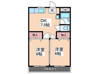 間取図 サンテラス府中