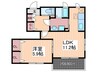グリ－ンヒルＡ 1LDKの間取り