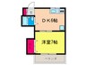 賀茂ビル 1DKの間取り