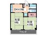 第２住田ビル 2DKの間取り