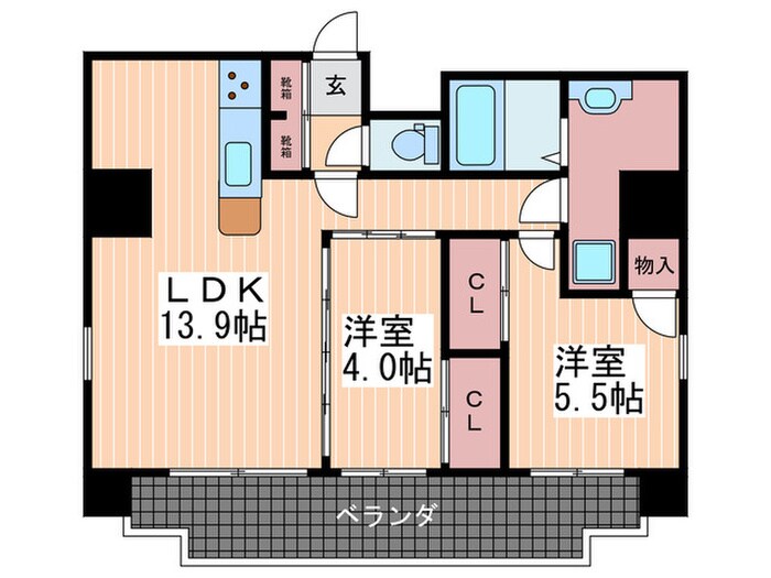 間取り図 Katayama BLDG22