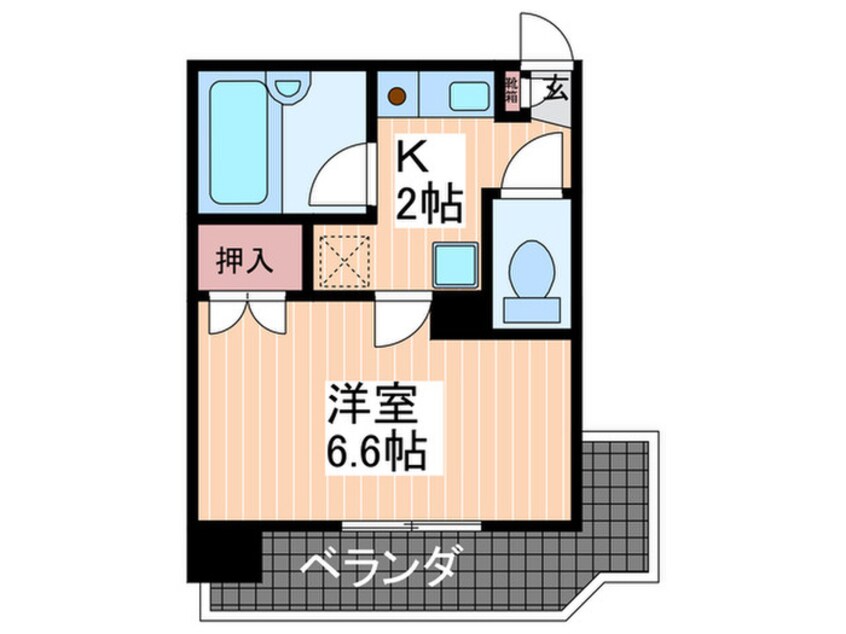 間取図 カルピオ吉島