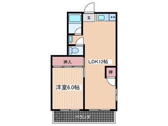 間取図 第１鳴戸ビル