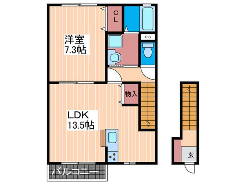 間取図 SERENO　石井城