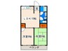 芳寿園ビル 2LDKの間取り