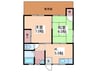 コーポ宮路 2Kの間取り