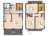 カタヤマB館 3LDKの間取り