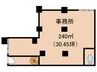 YAMASHITAⅦビル 1Rの間取り