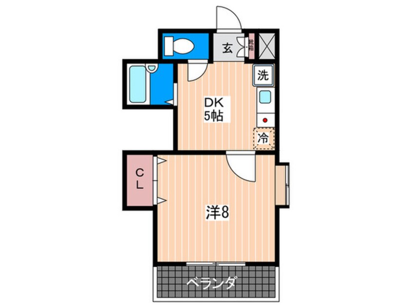 間取図 広島畳材６ビル