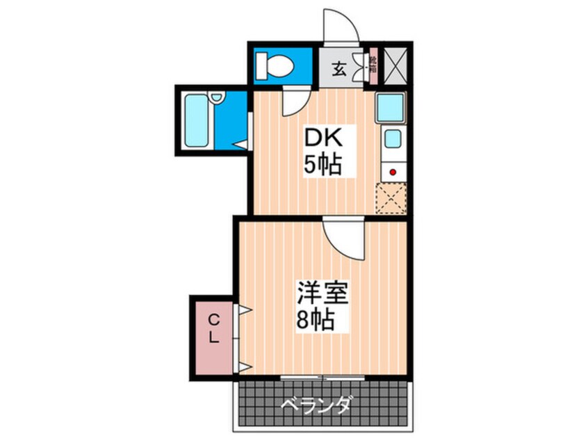 間取図 広島畳材６ビル