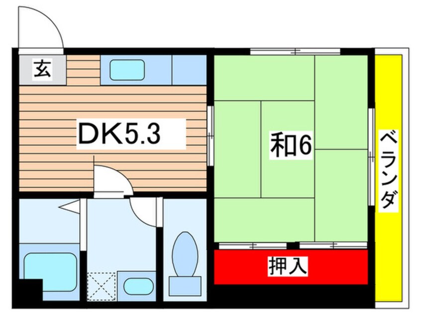間取図 アイリス田村