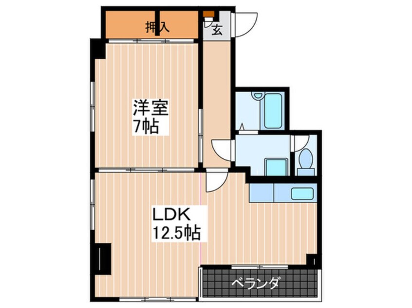 間取図 スカール平田