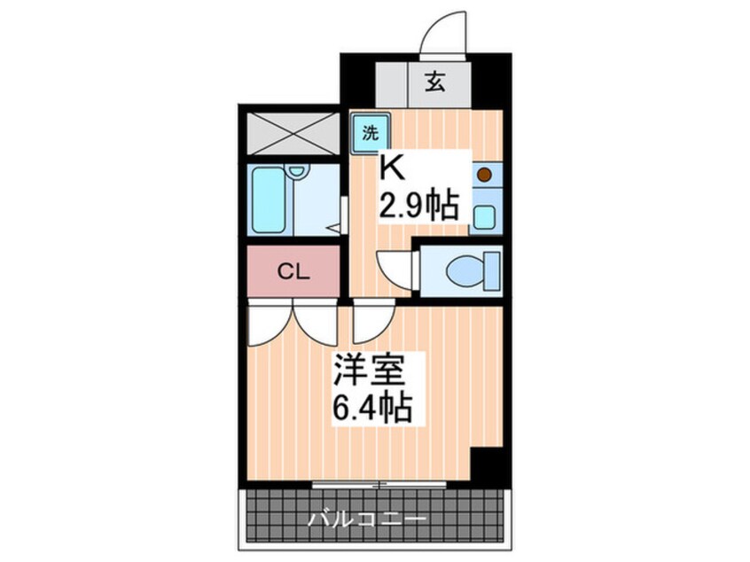 間取図 セントラルリバー西原