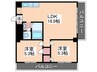 メゾンドやまと鷹野橋 2LDKの間取り