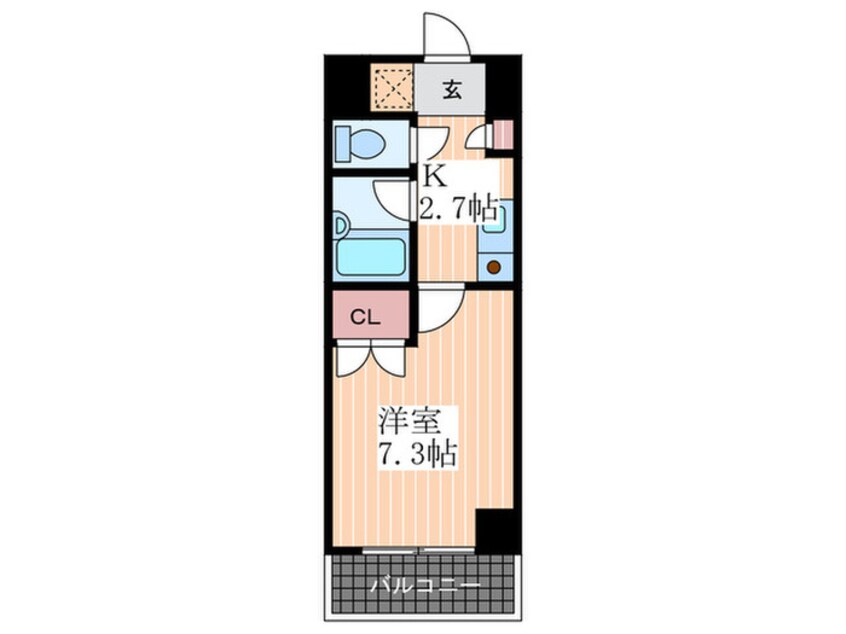 間取図 シャンテ中垣