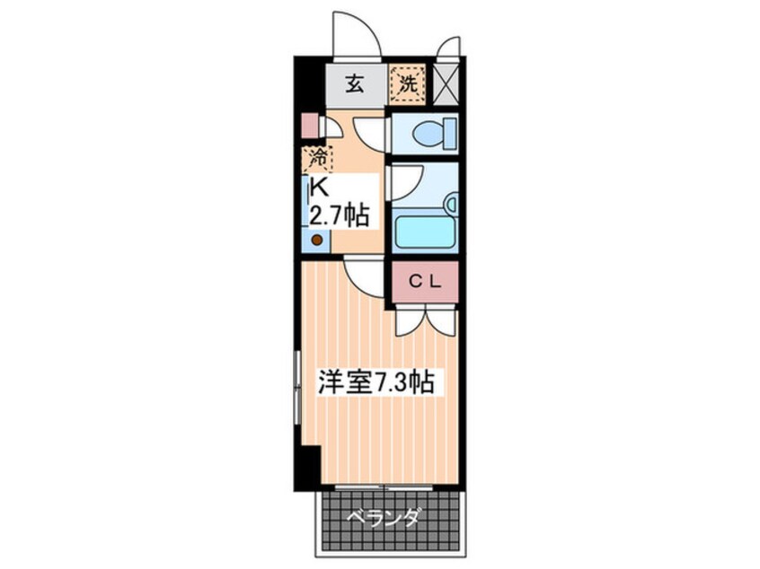 間取図 シャンテ中垣