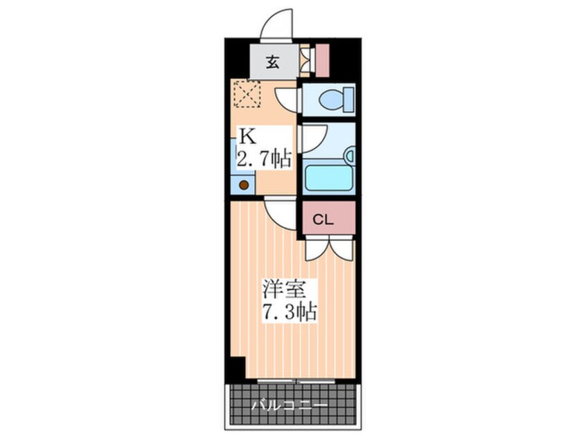 間取図 シャンテ中垣