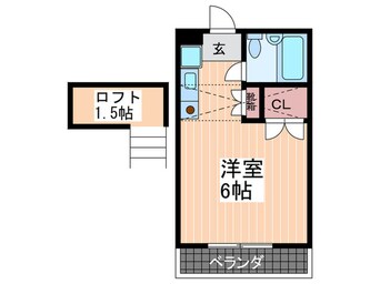 間取図 パラド－ル三筋