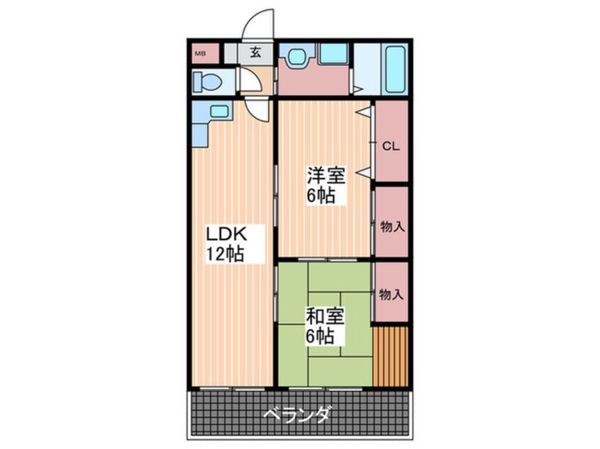 間取図 ベータビル