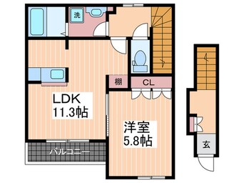 間取図 Ｃａｓａ　Ｐａｓｔｏｒａｌｅ