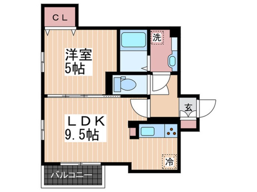 間取図 グランメゾン霞