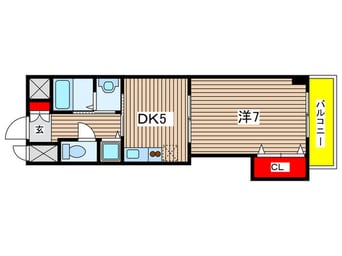 間取図 カルフ－ル緑井